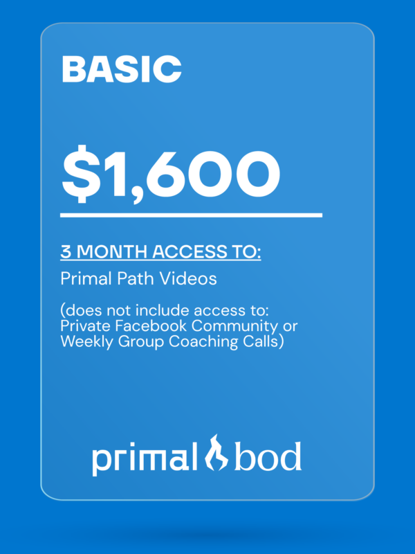 PRIMAL BOD BASIC PROGRAM